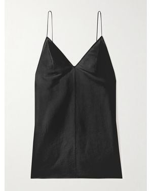KHAITE Talsie Silk-Organza Tank - Black