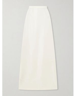 Gucci Silk-Satin Skirt - White