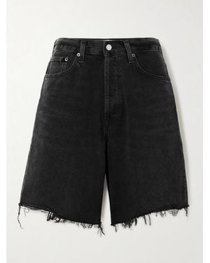 Agolde Indra Jeansshorts - Schwarz