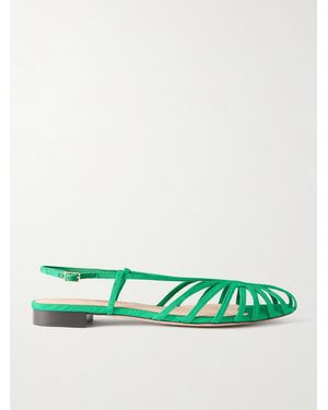 Loeffler Randall Devon Grosgrain Sandals - Green