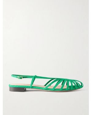 Loeffler Randall Devon Grosgrain Sandals - Green