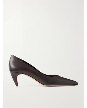 Jude Blade 60 Leather Court Shoes - Brown