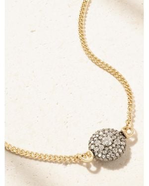 Lucy Delius Baby Pocket Watch 14-Karat Diamond Necklace - Natural