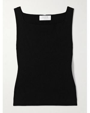 La Ligne Knitted Tank - Black