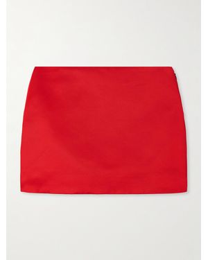 Givenchy Minikleid Aus Seidengabardine - Rot