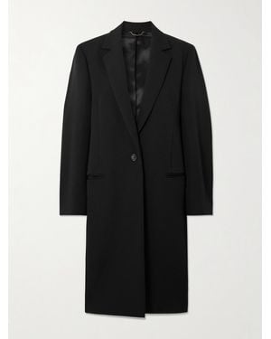 TOTEME Garderob Mantel Aus Grain De Poudre Aus Einer Wollmischung - Schwarz