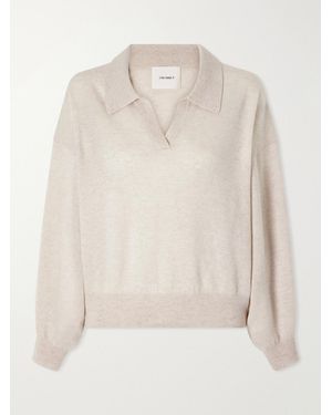 Lisa Yang Katriel Cashmere Polo Sweater - Natural