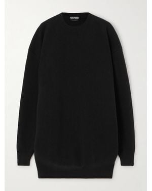 Tom Ford Minikleid Aus Einer Wollmischung - Schwarz