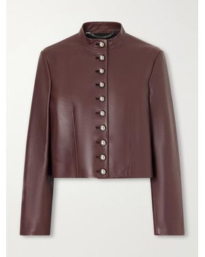 Altuzarra Dixon Leather Jacket - Brown