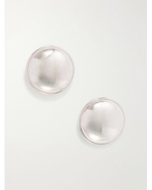Lemaire Witch Silverr-Tone Earrings - White