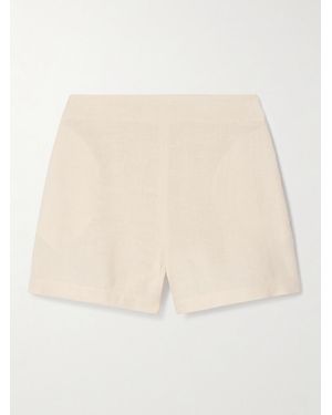 Lisa Marie Fernandez Woven Shorts - Natural