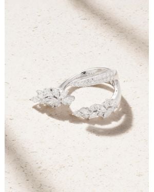 YEPREM Ring Aus 18 Karat Weißgold Mit Diamanten - Natur