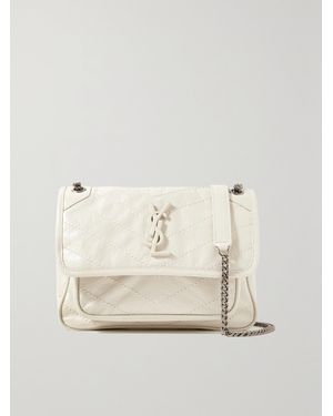 Saint Laurent Niki Baby Schultertasche Aus Gestepptem Glanzleder - Mehrfarbig