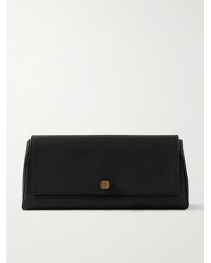 KHAITE Audrey Leather Clutch - Black