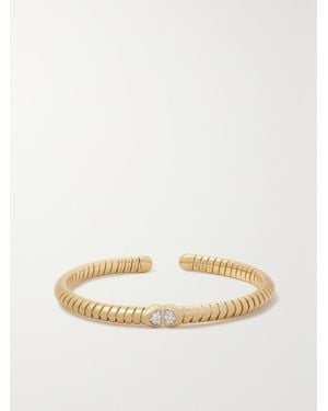 Marina B Trisolina 18-Karat, Titanium And Sterling Diamond Cuff - Natural