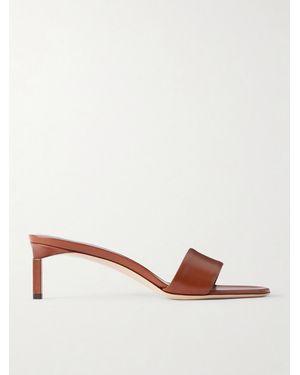 Tom Ford T 55 Leather Mule - Natural