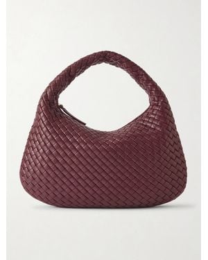 Bottega Veneta Schultertasche Aus Intrecciato-Leder - Lila