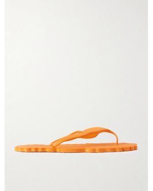Zimmermann Seafoam Rubber Thong Sandals - Orange