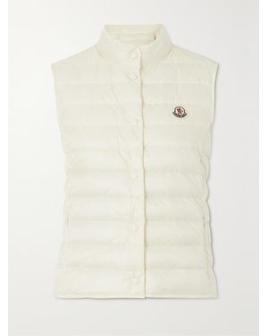 Moncler Liane Quilted Shell Down Vest - Natural