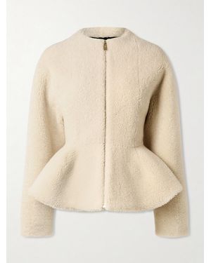 Alaïa Shearling Jacket - Natural