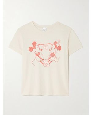 RE/DONE Disney Classic Printed Cotton-Jersey T-Shirt - Pink