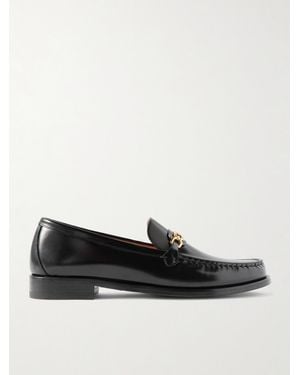 Tom Ford Embellished Leather Loafers - Black