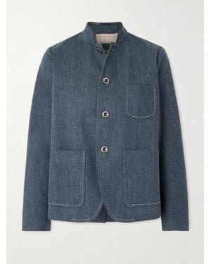 Loro Piana Mini Spagna Denim Jacket - Blue