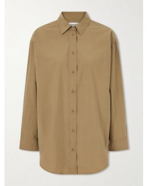 Agolde Sona Cotton-Blend Shirt - Natural
