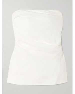 TOVE Izel Linen Bandeau Top - Natural