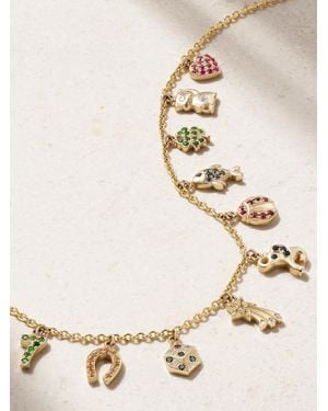 Roxanne First All The Luck Charm 14-Karat Sapphire Necklace - Natural