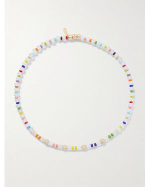 Joolz by Martha Calvo Clarity-Tone, Glass, Opal And Crystal Necklace - Natural