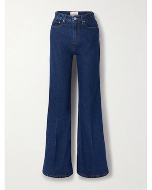 Ami Paris Hoch Sitzende Schlagjeans - Blau