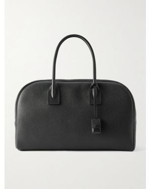 Saint Laurent Boston Textured-Leather Tote - Black