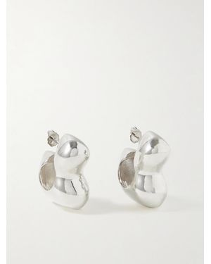 AGMES Simone Bodmer-Turner Bubble Recycled Sterling Hoop Earrings - Natural