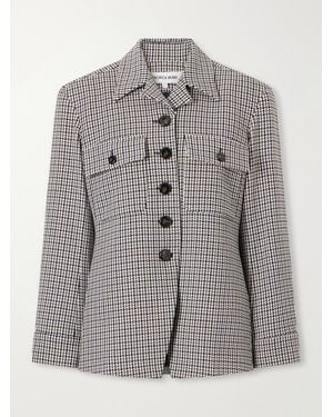 Veronica Beard Molyneux Houndstooth Jacquard Blazer - Gray