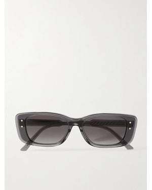 Dior Diorhighlight S2I Rectangular-Frame Acetate Sunglasses - Grey