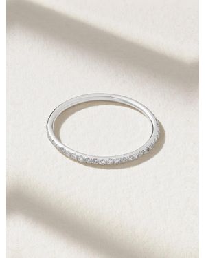 Ileana Makri Bague En Or Blanc 18 Carats (750/1000) Et Diamants Thread - Neutre