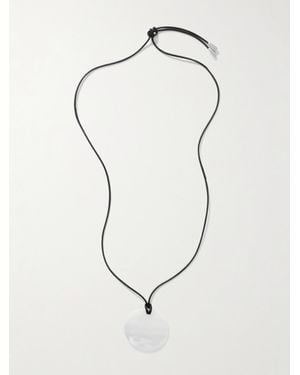 Sophie Buhai Medium Full Moon Cord, Quartz And Necklace - Blue