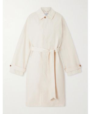 Calvin Klein Manteau En Coton Mélangé Marisol - Neutre
