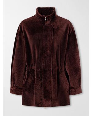 Arma Alia Shearling Jacket - Purple