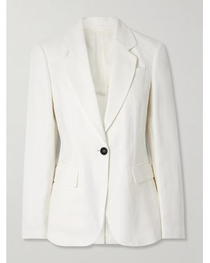 Brunello Cucinelli Blazer Aus Twill - Weiß