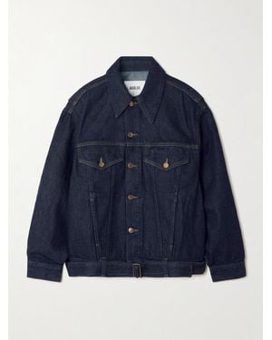 Agolde Merritt Belted Denim Jacket - Blue