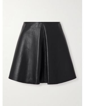 Haikure Minnie Leather Mini Skirt - Black