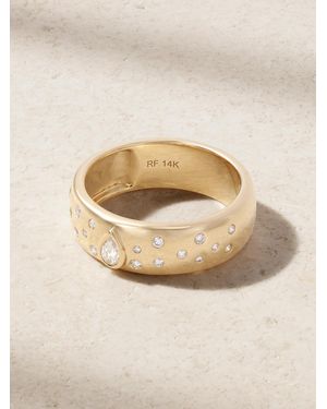 Roxanne First Cigar Constellation Ring Aus 14-Karätigem Mit Diamanten - Natur