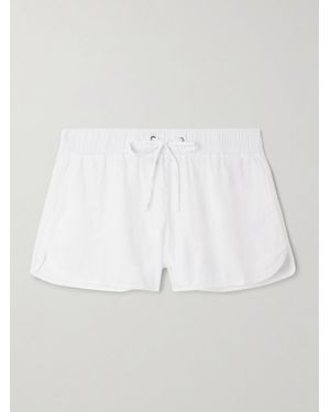James Perse Dolphin Linen Shorts - White