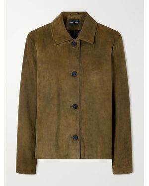 Proenza Schouler Irine Suede Jacket - Green