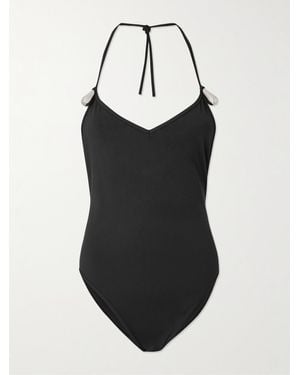 Bottega Veneta Embellished Swimsuit - Schwarz