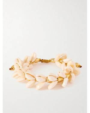 Tohum Design Concha Multi Natural Puka-Plated Shell Bracelet