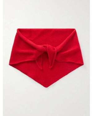 Lisa Yang Mairi Cashmere Scarf - Red