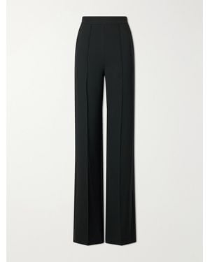Maticevski Afterword Pleated Cady Straight-Leg Trousers - Black